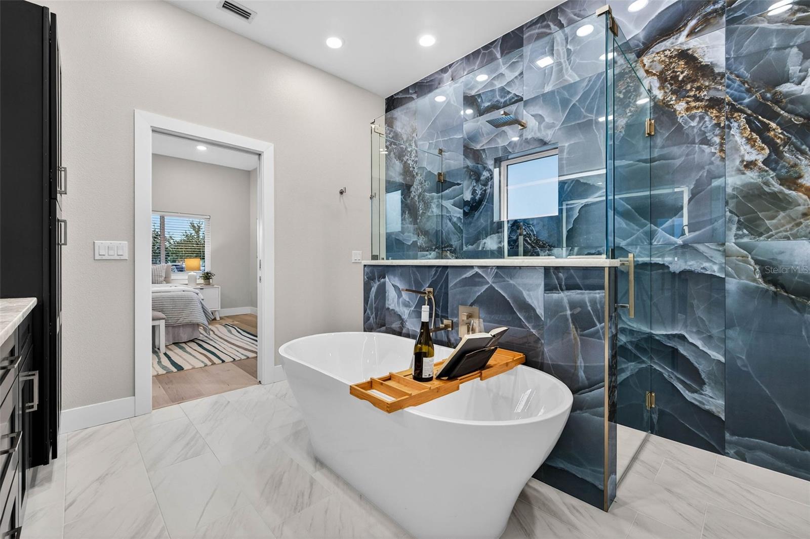 Downstairs primary bath