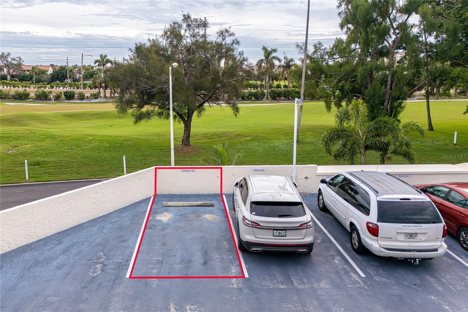 Parking space on Upper deck - #108