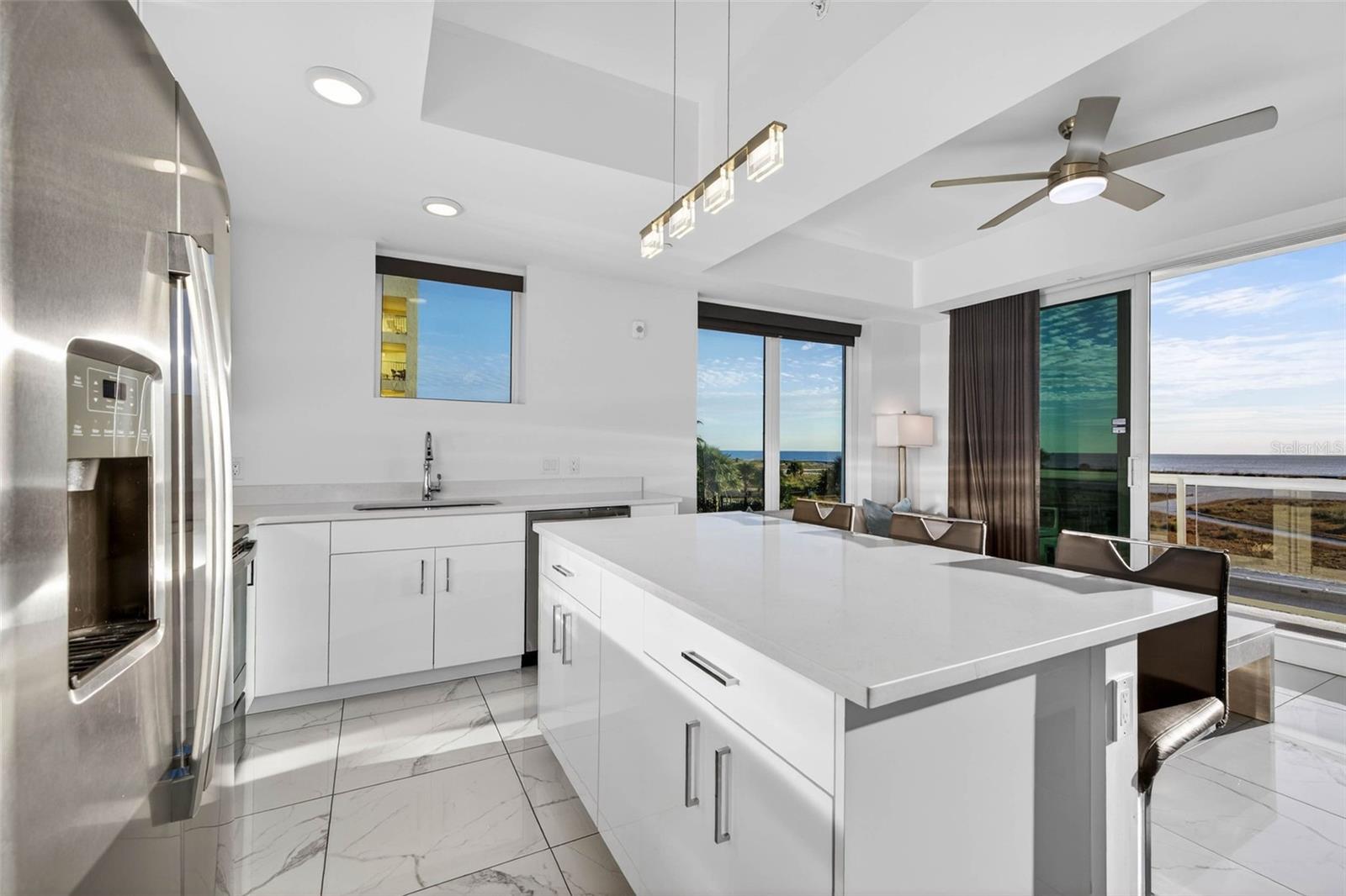Fully equipped kitchen with pots, pans, silverware, etc