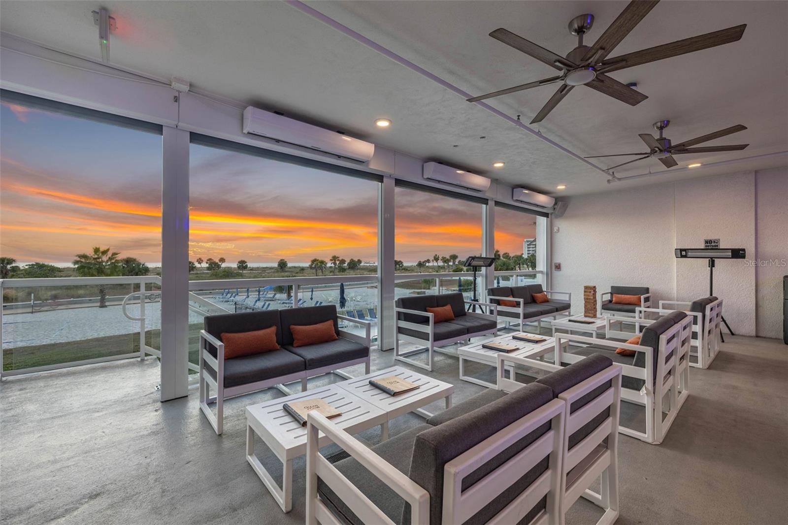 Beach front bar