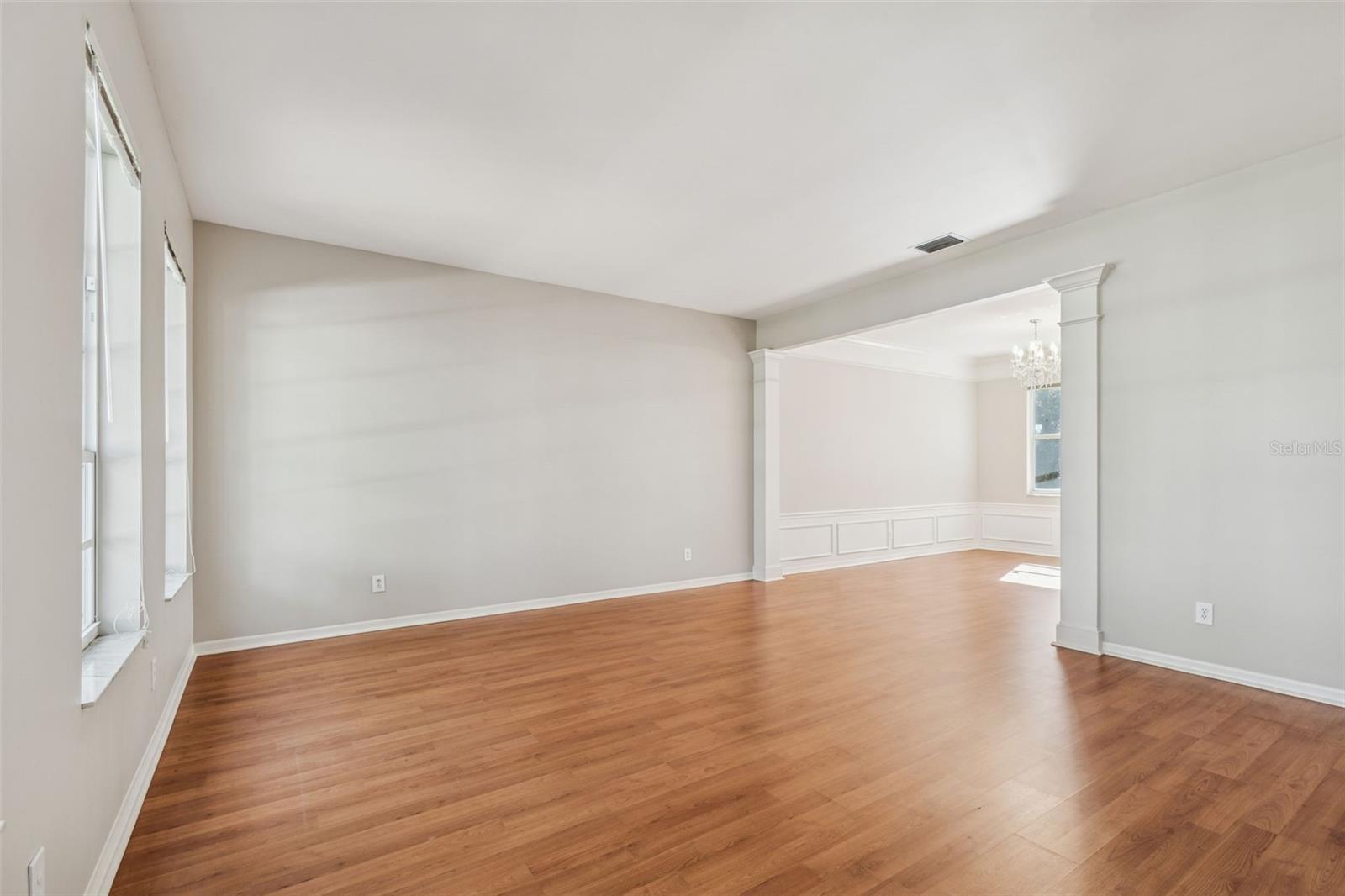 Spacious formal living room