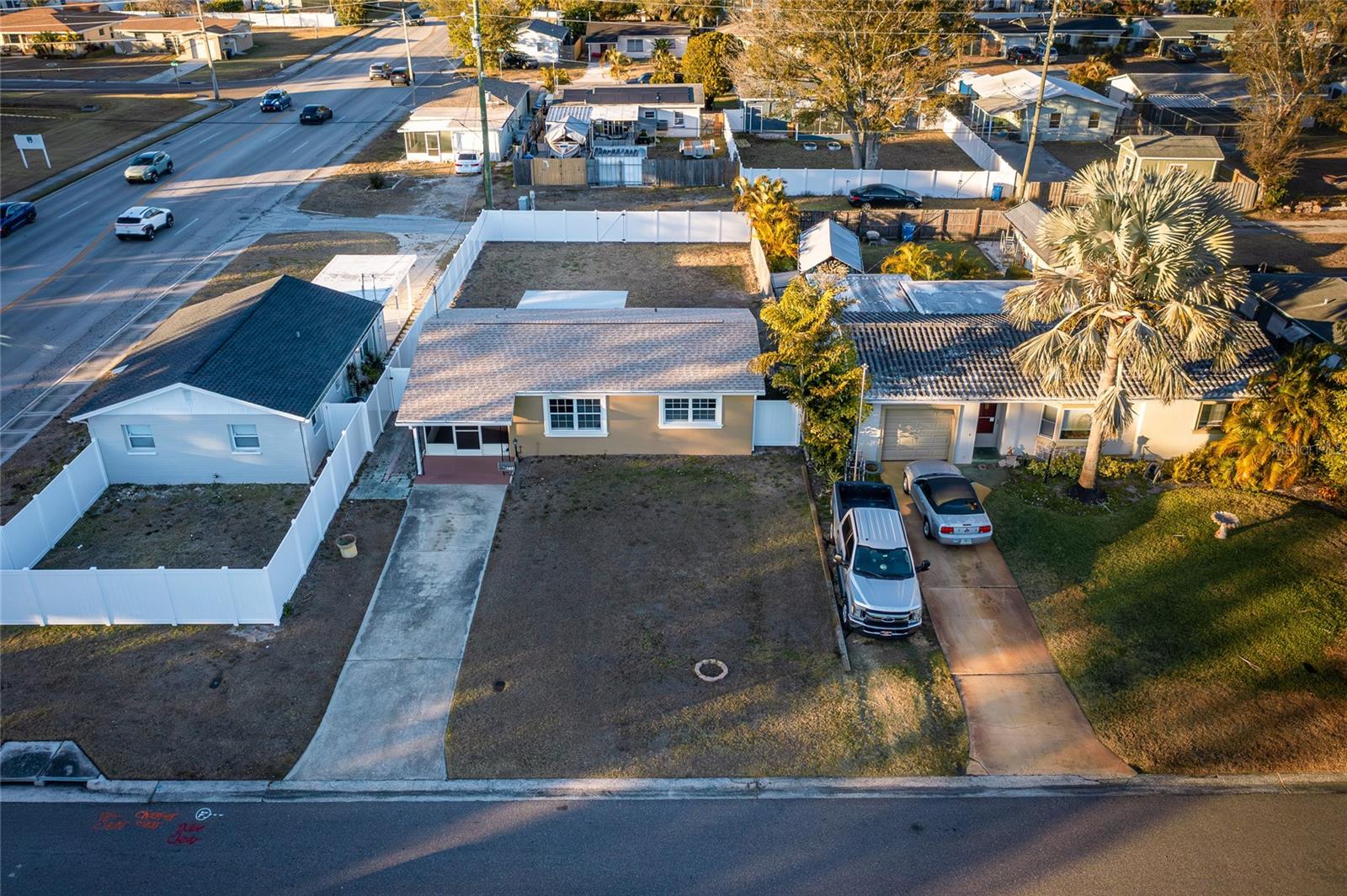 Great Fenced in backyard for your pets