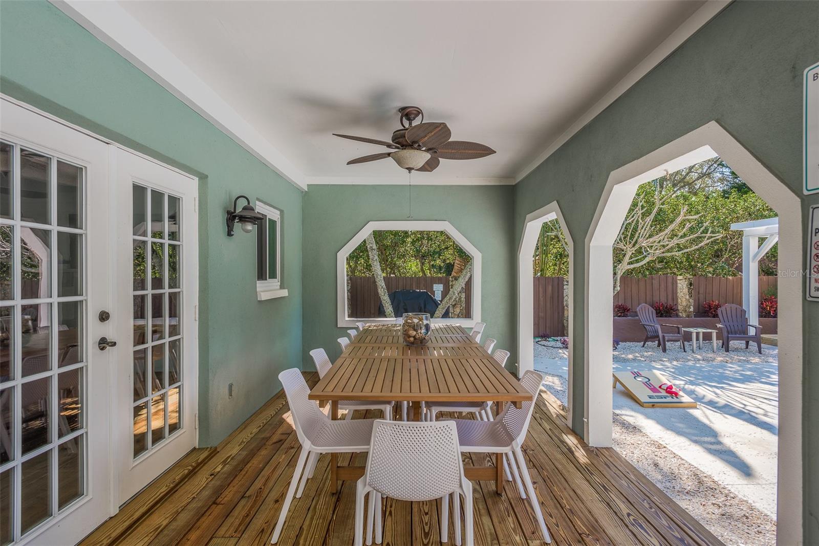 Deck off the family room