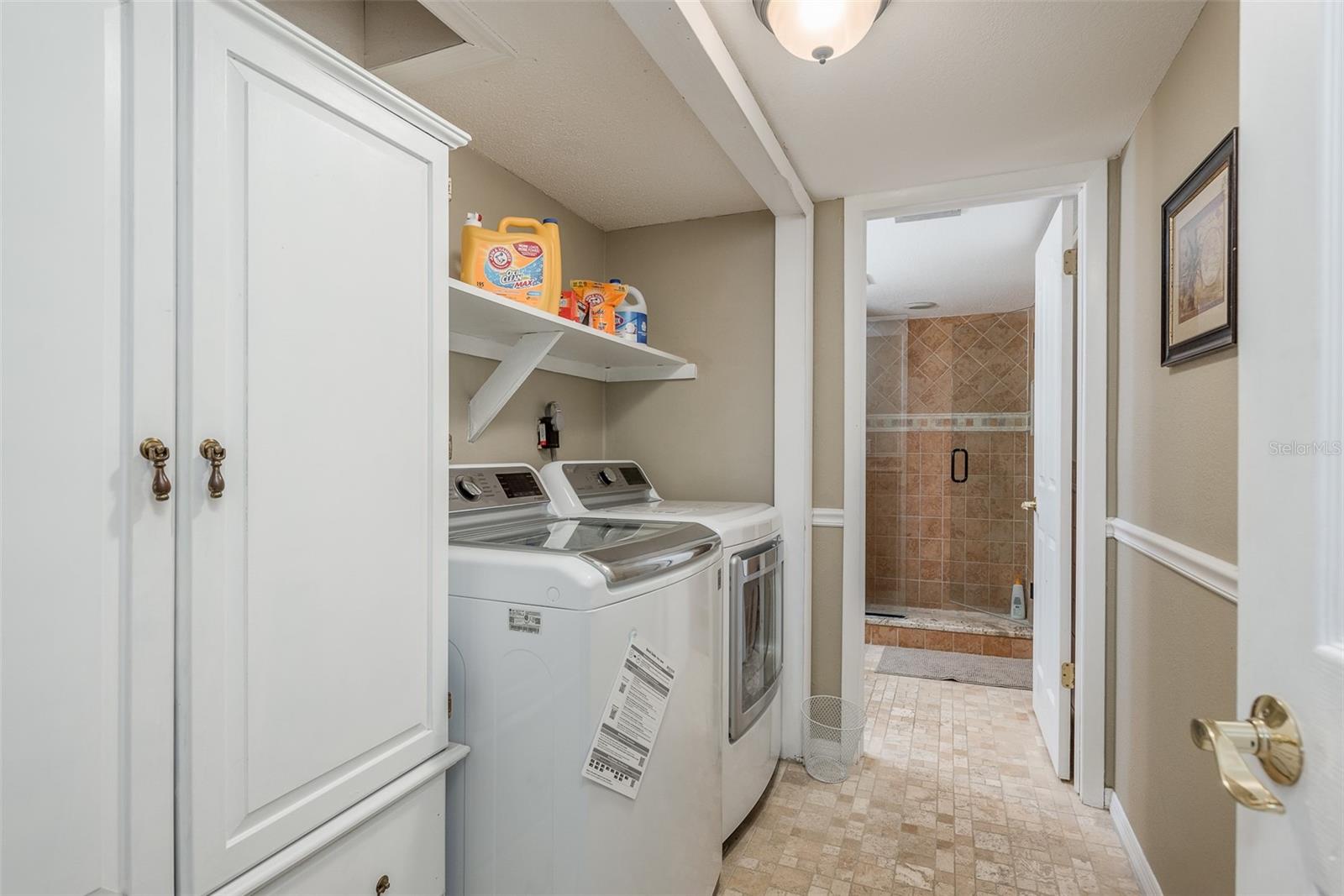 First floor Laundry room