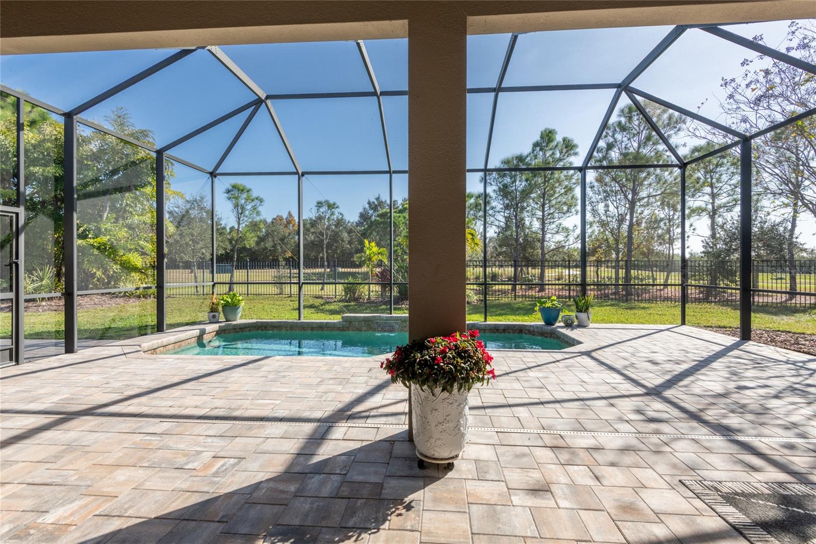 View from the back of the home