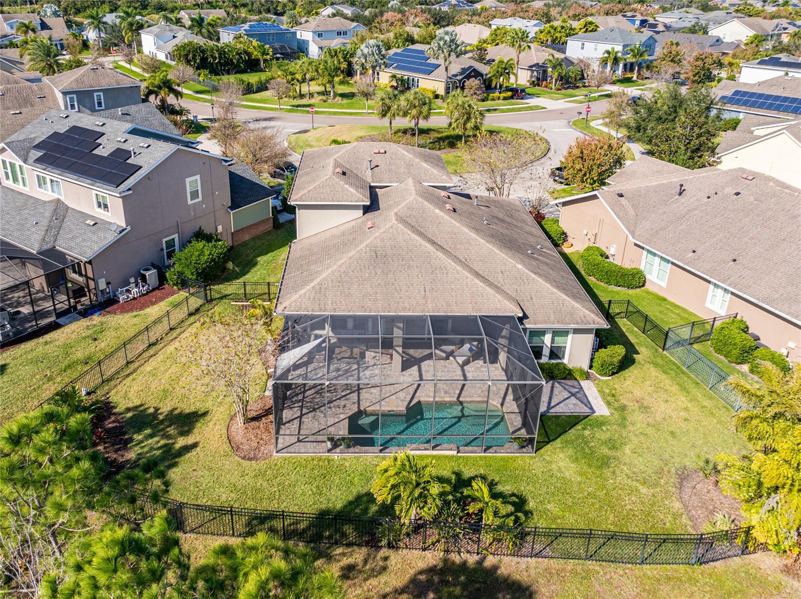 Aerial view-no rear neighbors!!