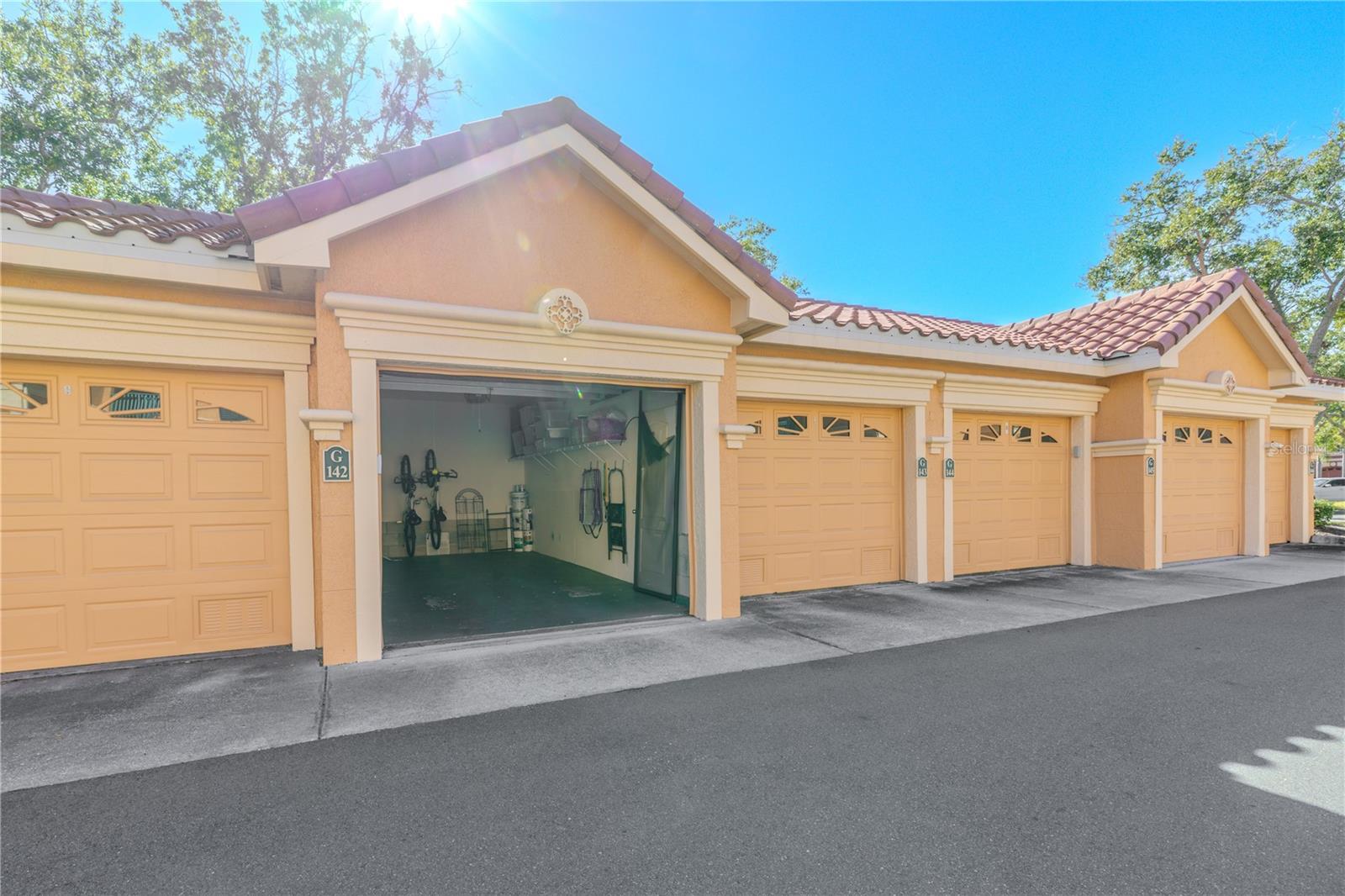 This private, ground-level garage offers secure parking and extra storage, conveniently located just steps from the unit within the beautifully maintained garage courtyard.