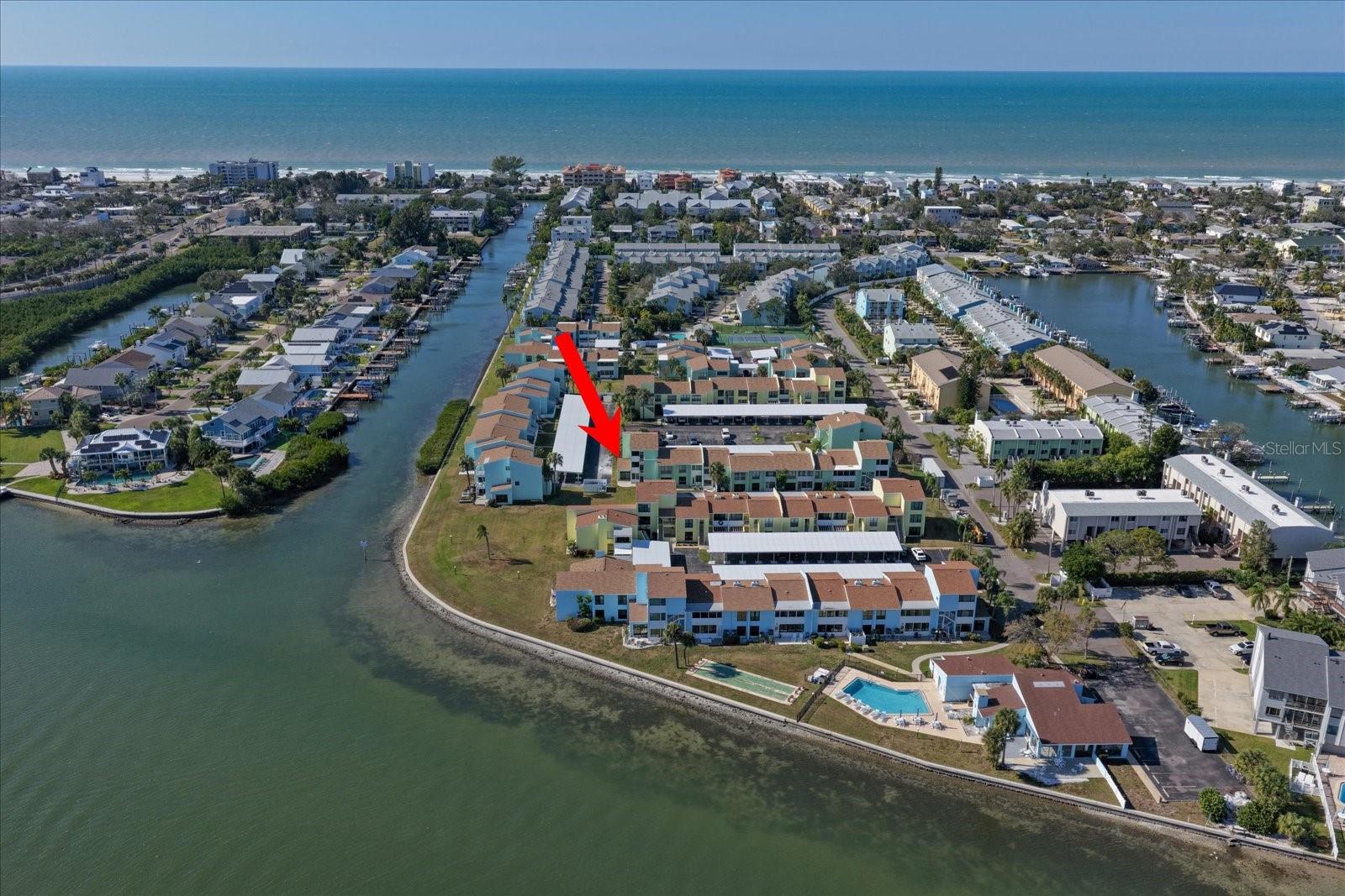 Long views to the south down the intracoastal.