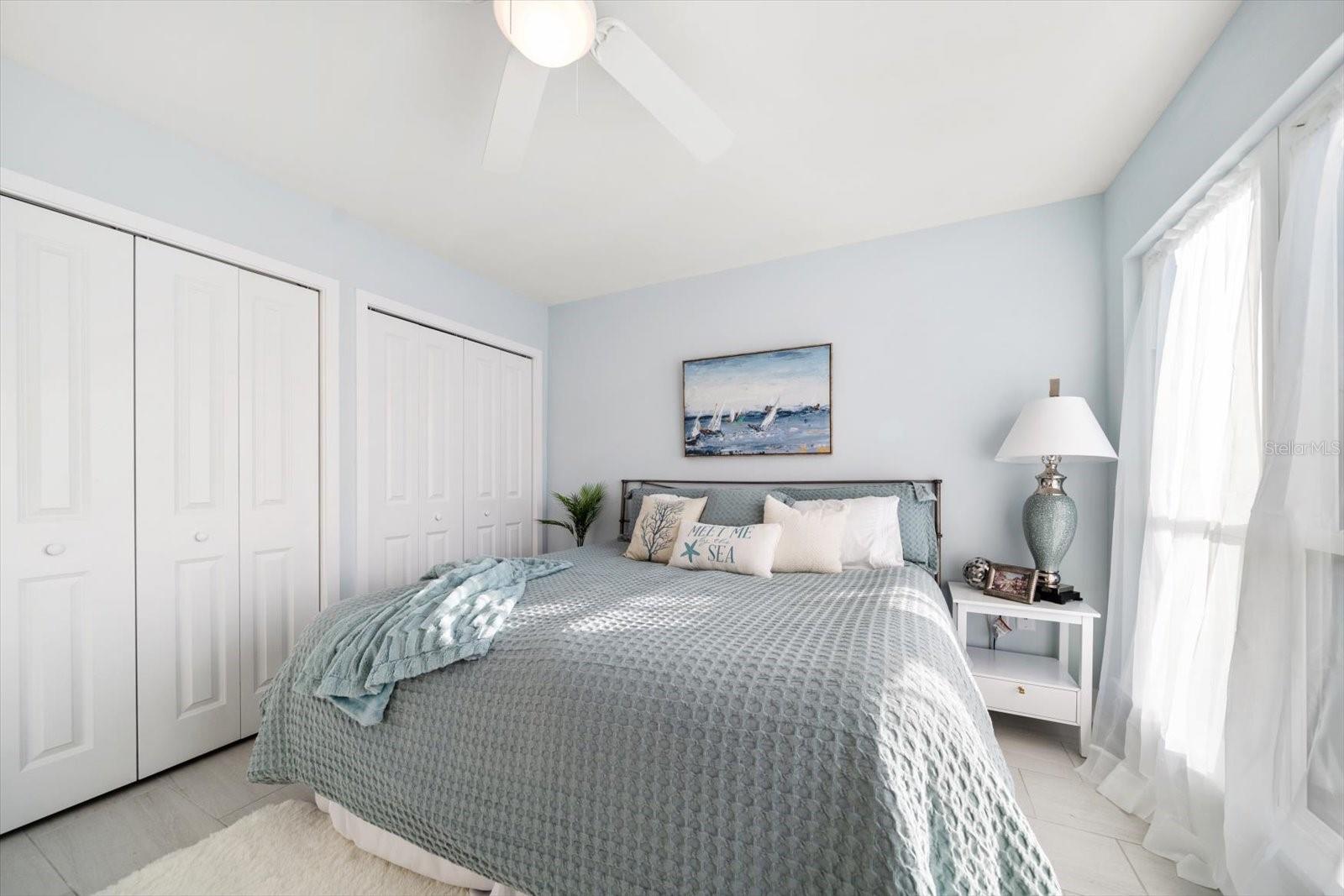 Primary bedroom with large closet