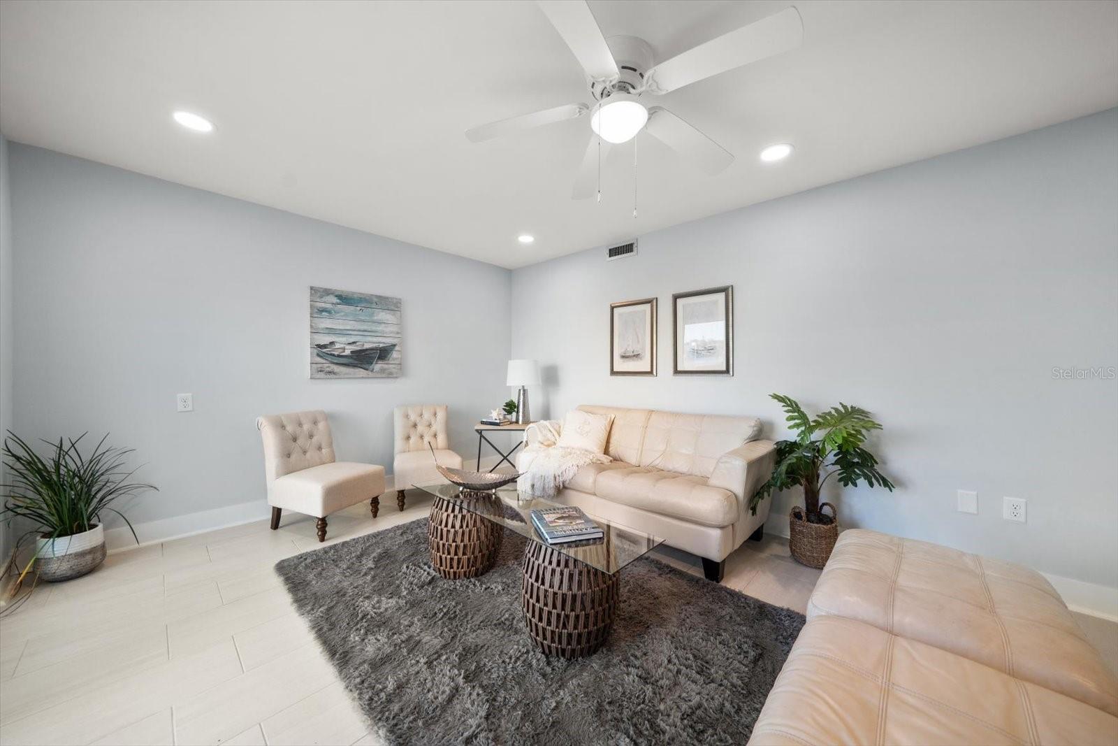 Living room is spacious!