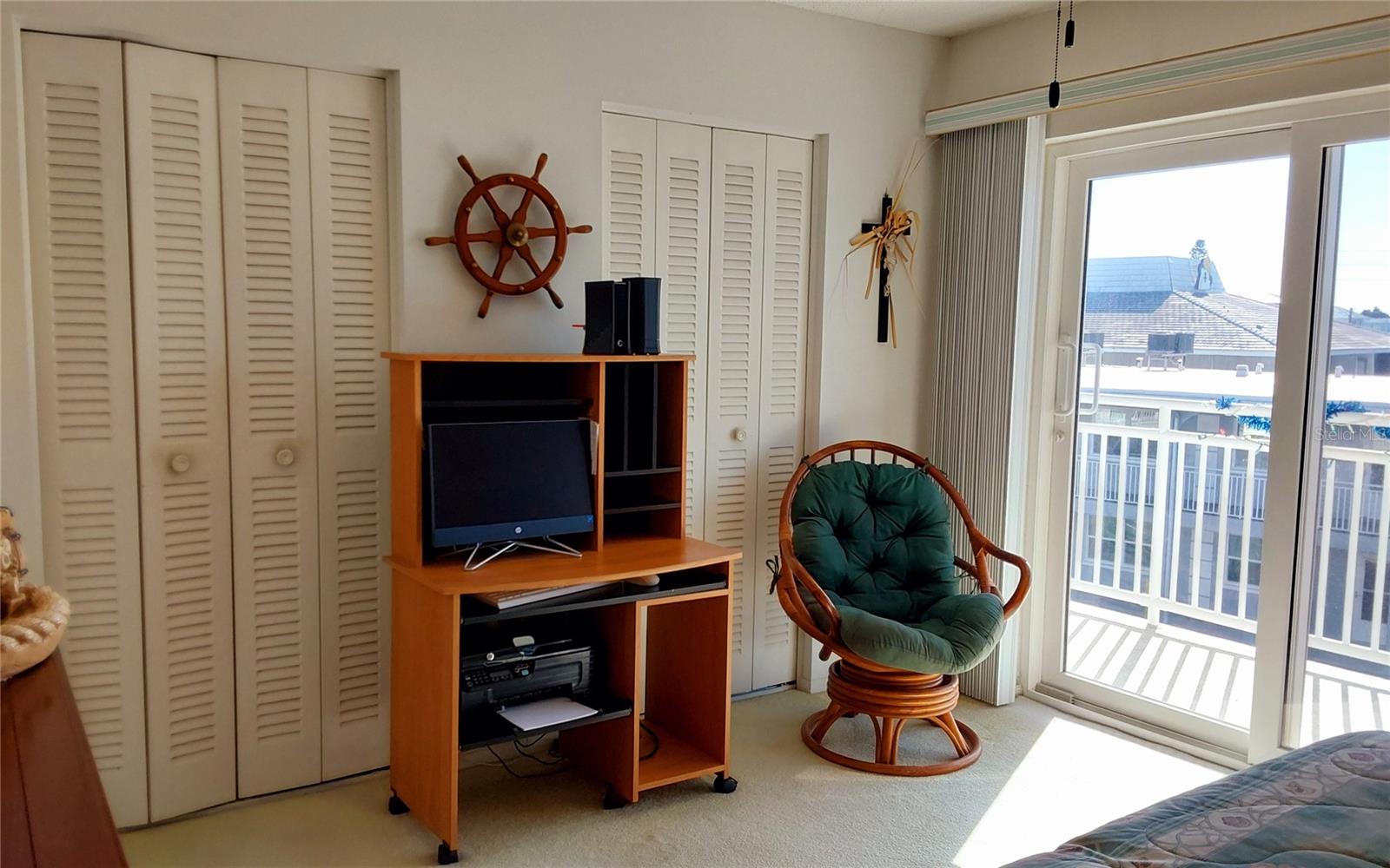 Private balcony area