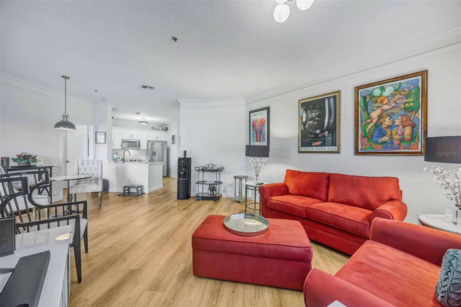 Living room from far corner