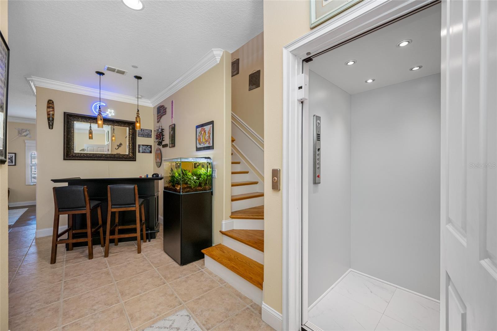 Private Elevator from Garage to 3rd Floor