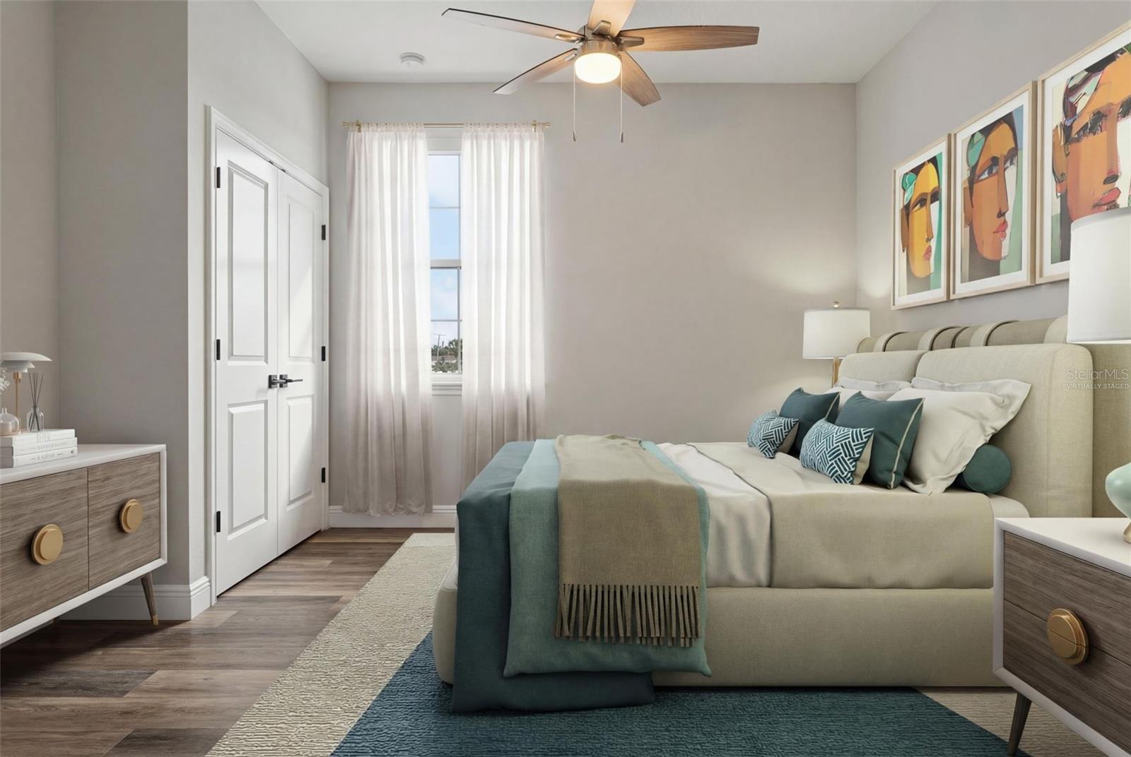 virtually staged bedroom 5