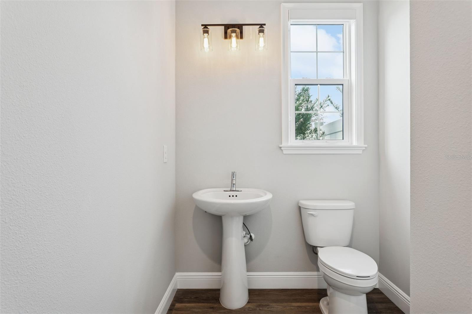 downstairs powder room