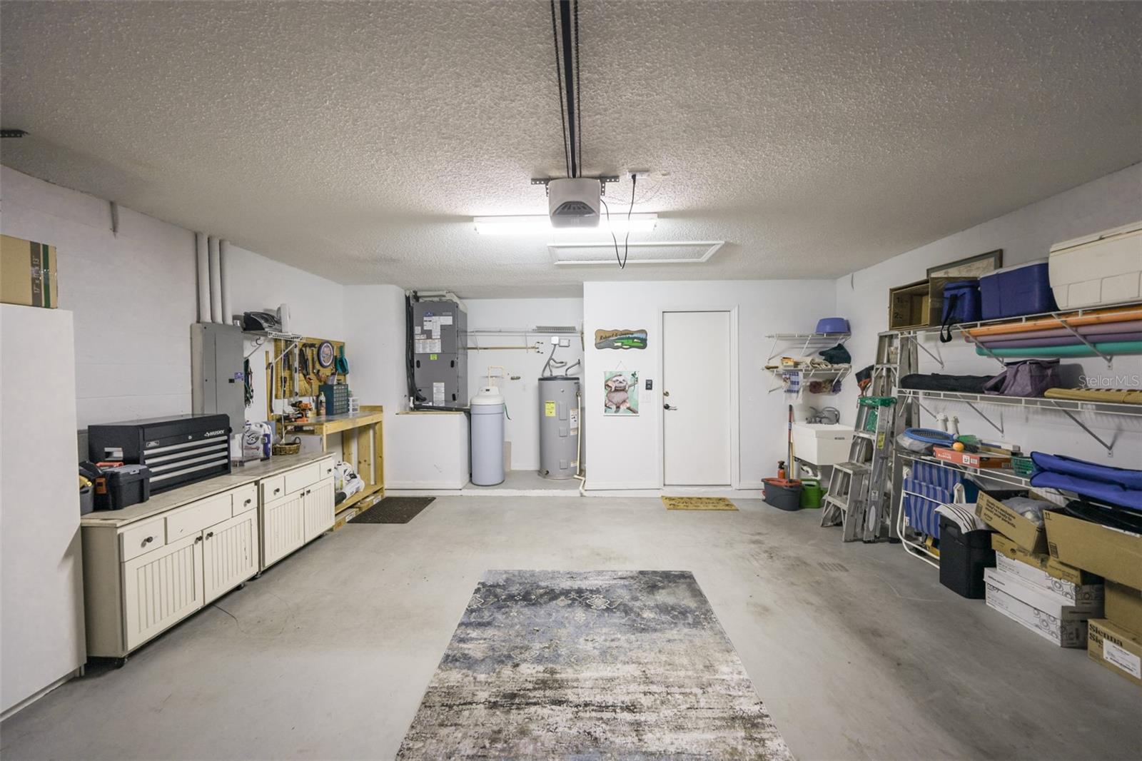 Very well kept garage, brand new HVAC unit.