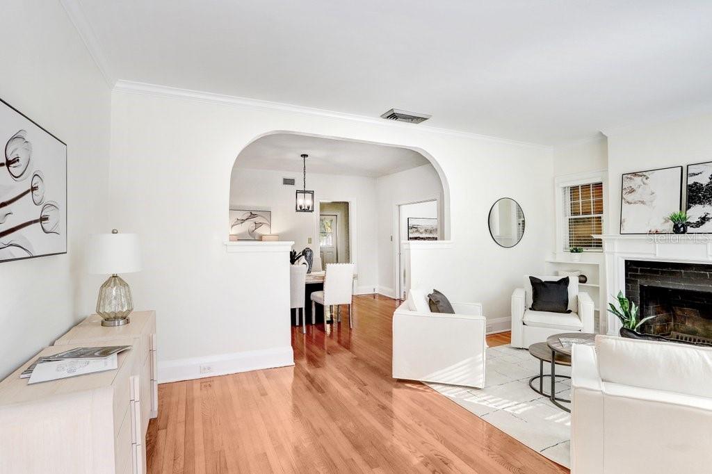 Entryway and Formal Living Room