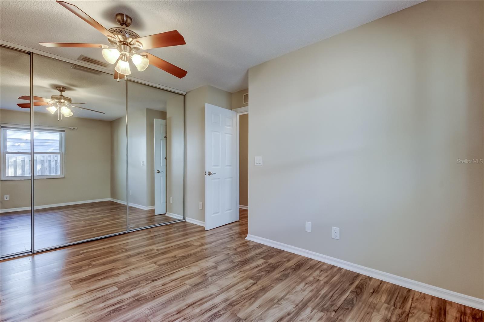 37. Bedroom #2 (13.2 ft x 11.3 ft) w Tall Closet Door Mirrors!