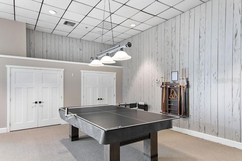 POOL TABLE/PING PONG TABLE IN SOCIAL ROOM