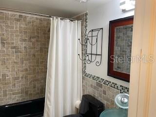 Second bathroom with a pocket door so it can be an ensuite to the second bedroom