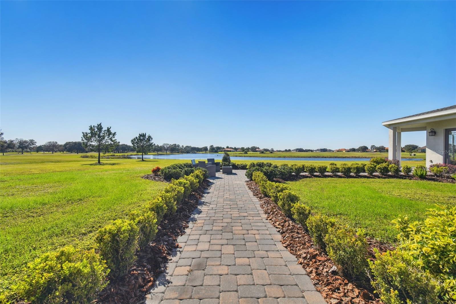 Paver Walkway to Guest House