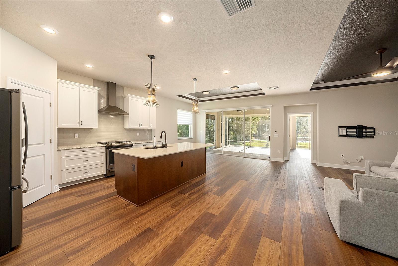 Gourmet kitchen with walk in pantry