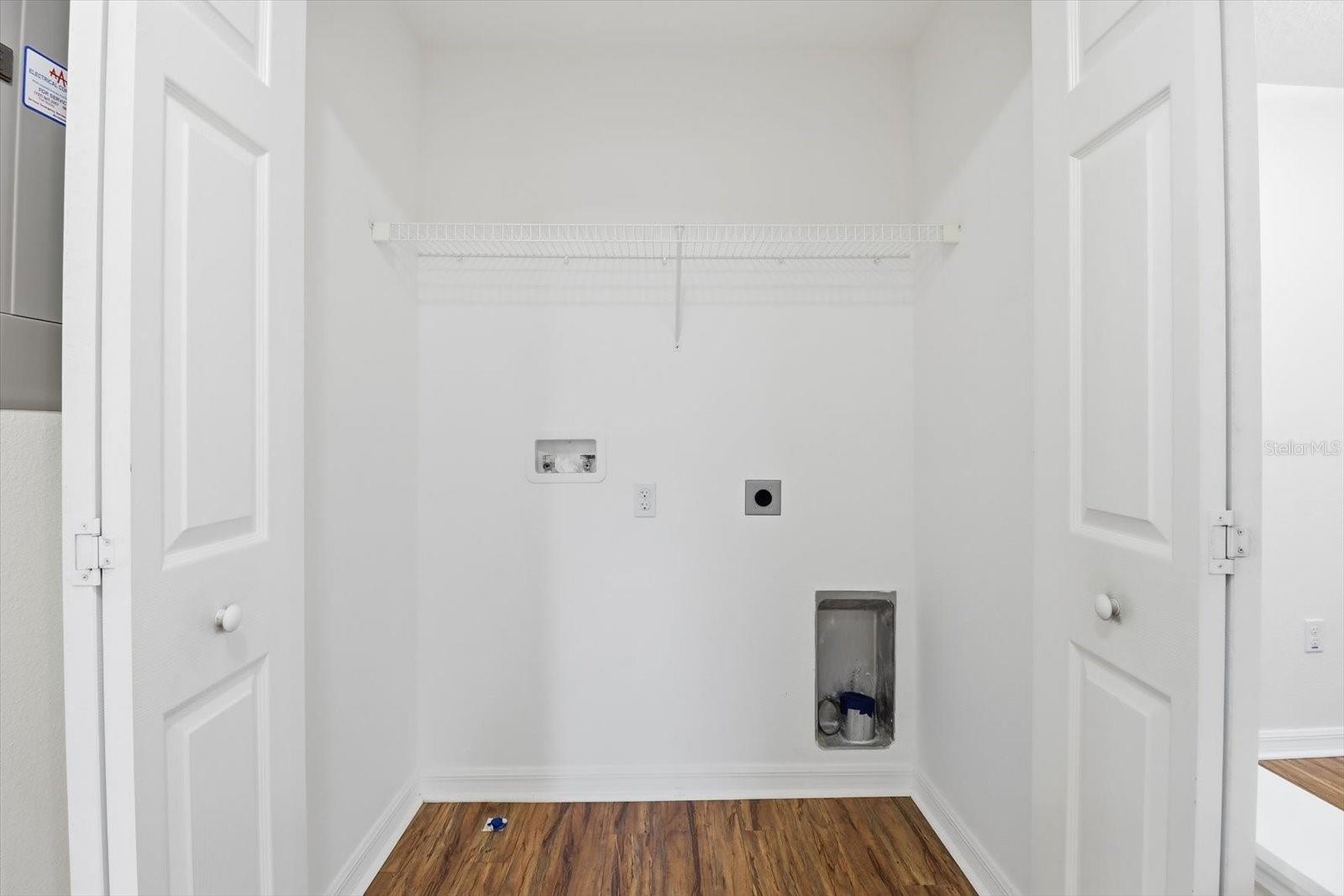 Washer and Dryer Closet