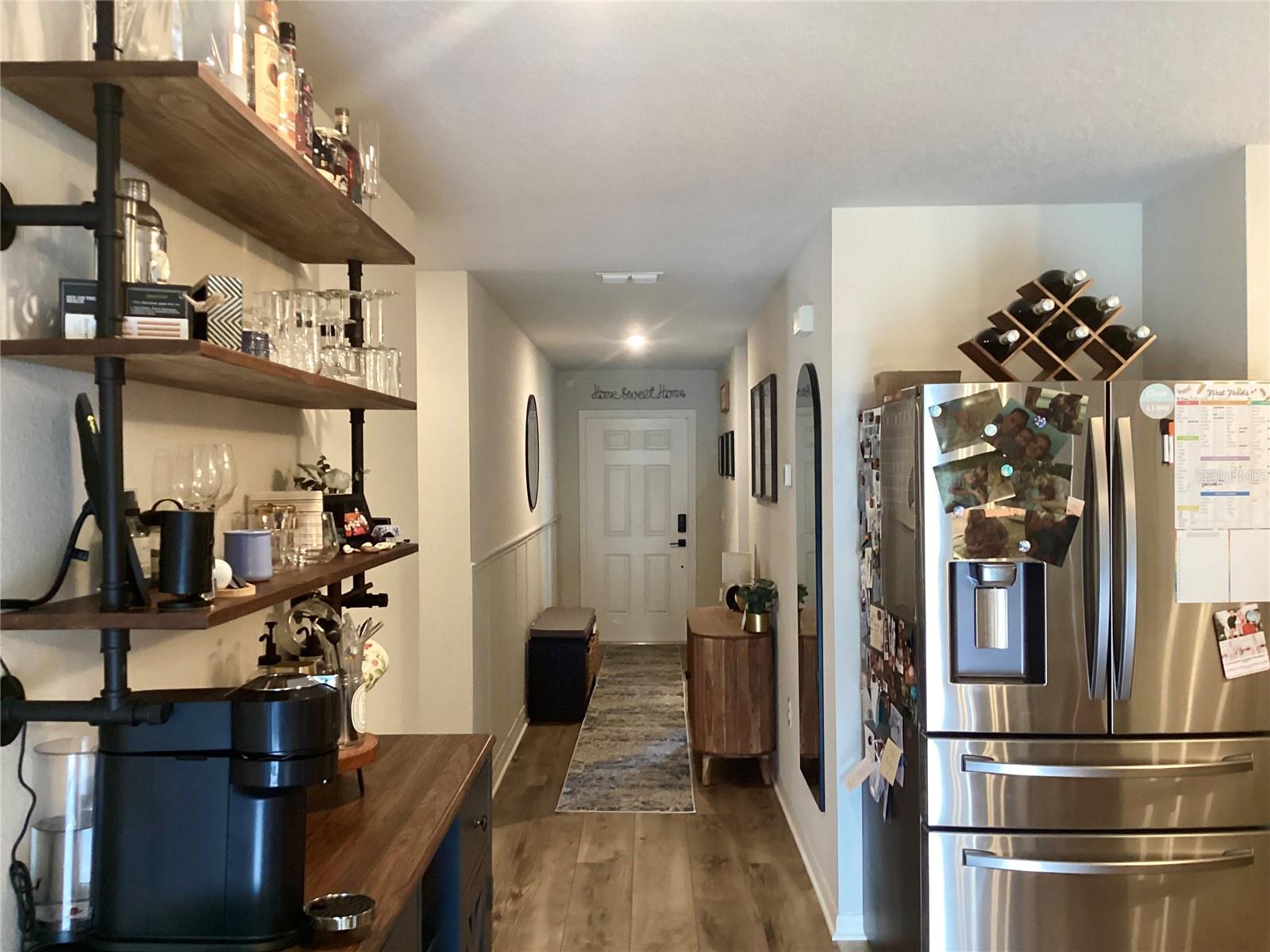 View from living area.