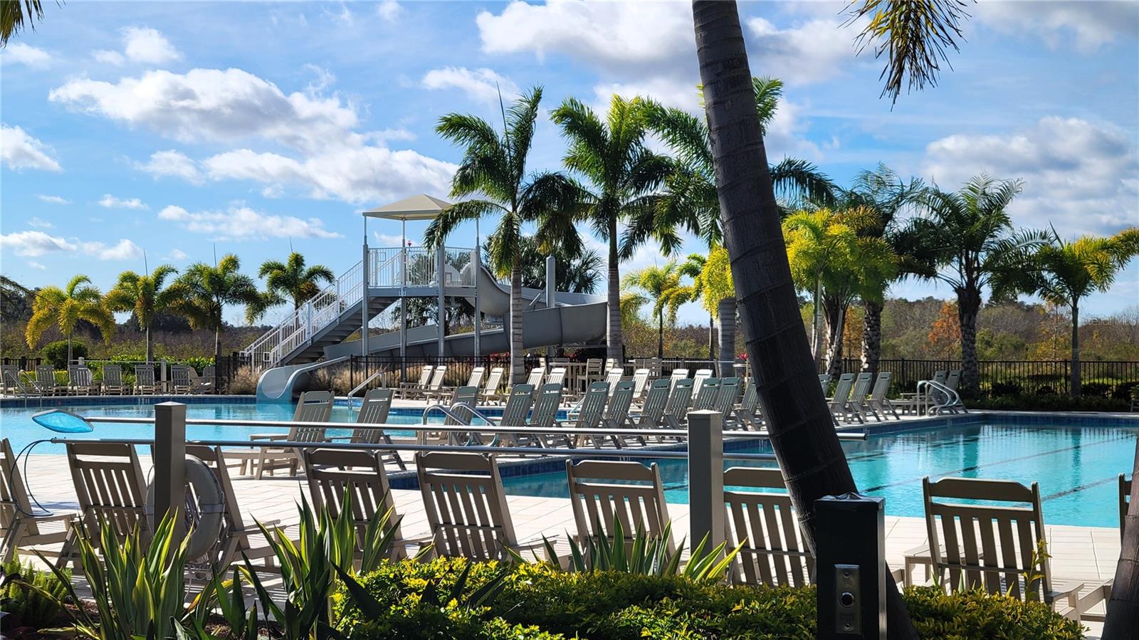 Plenty of seating in sun or shade