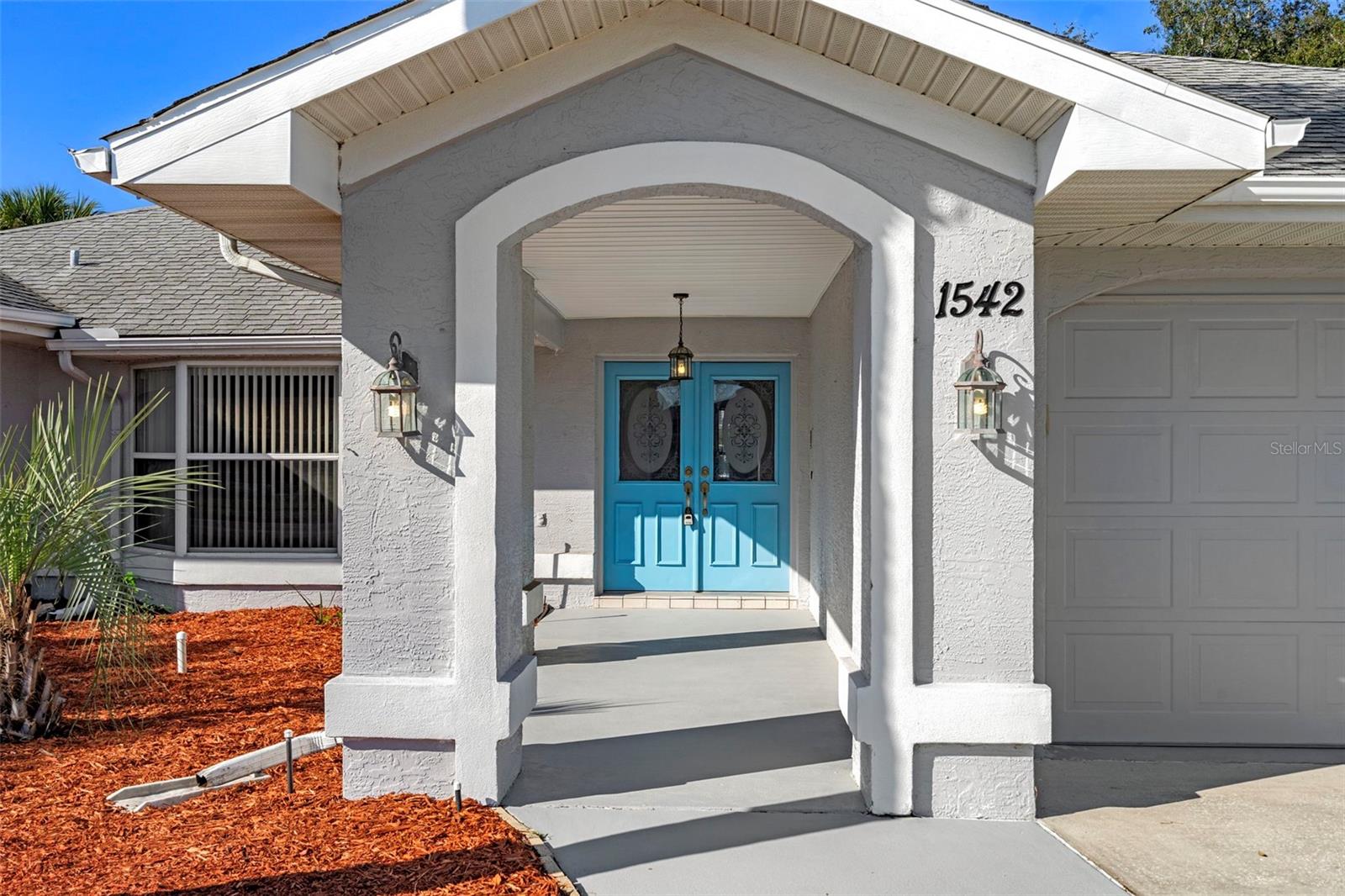 Walkway to front door