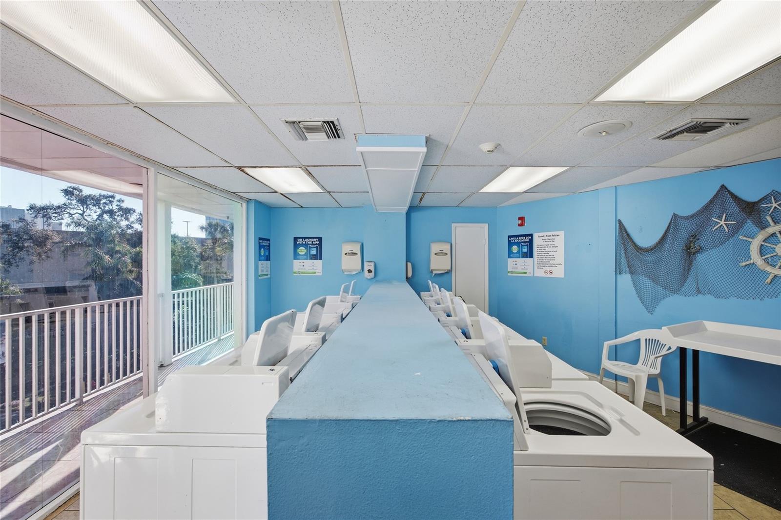 Laundry on the same floor