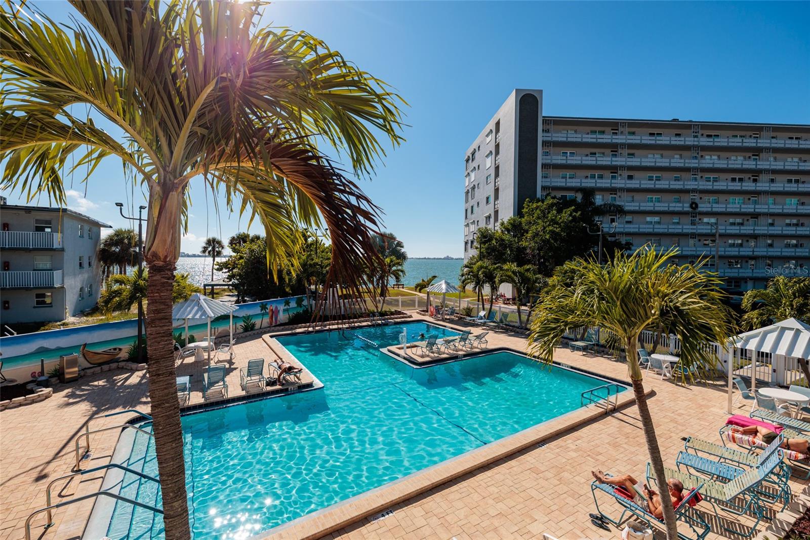 Clubhouse heated pool.