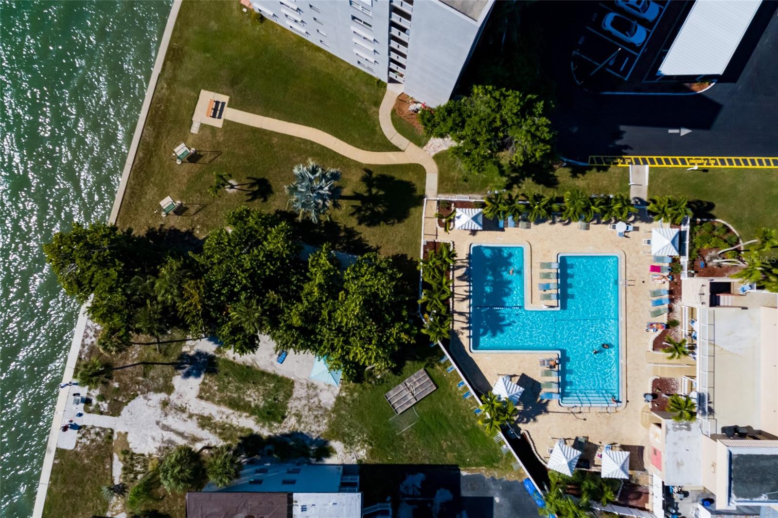 Town Shores clubhouse pool.