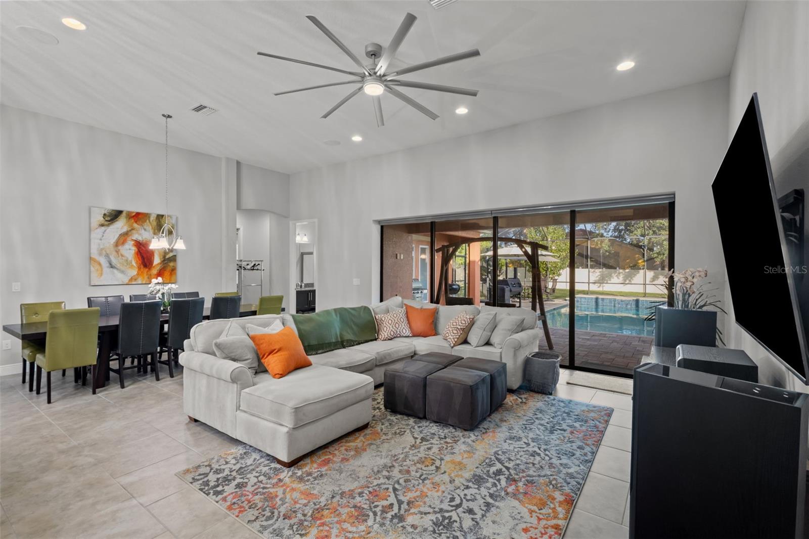 Open Living and Dining Space