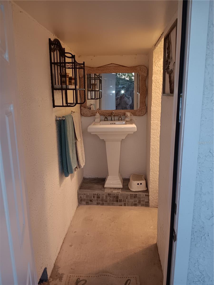 downstairs 3rd full bathroom sink