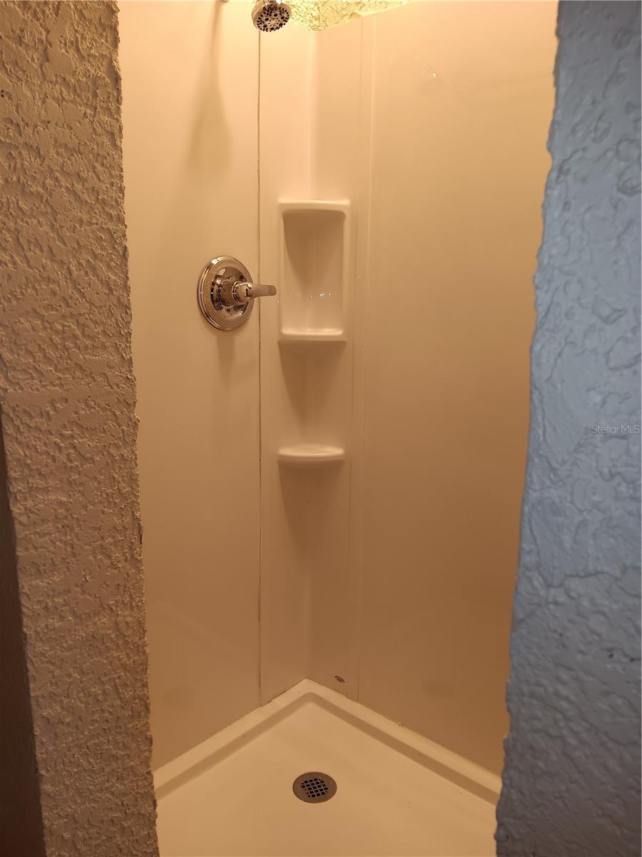 downstairs 3rd full bathroom shower stall