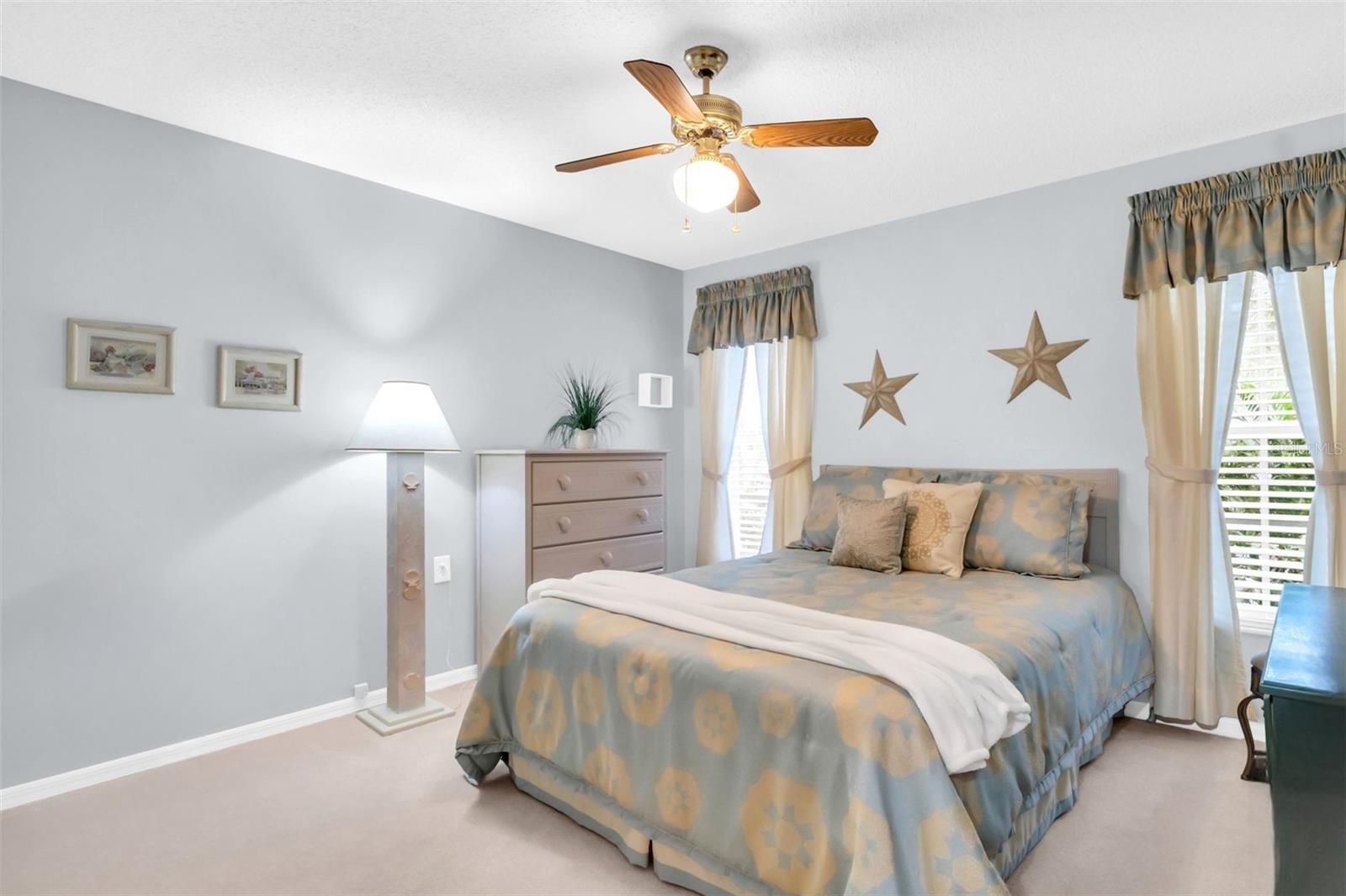 2nd bedroom big enough for a queen & privately located at the front of the home~