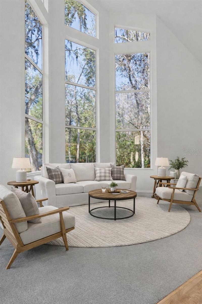 Virtually Staged - Bay Window Sitting Area