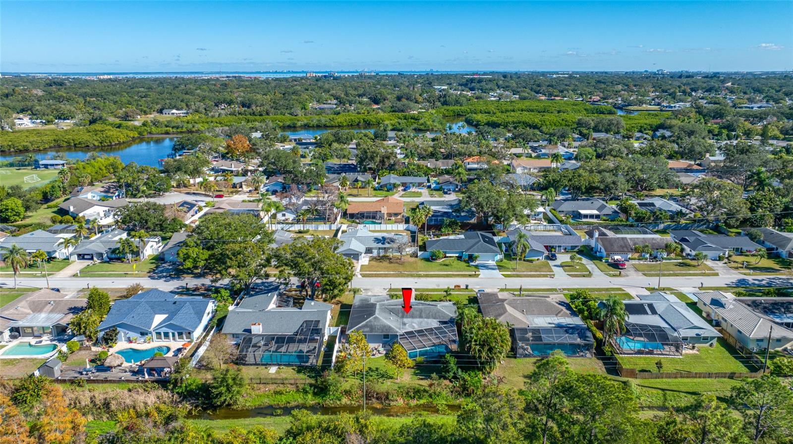Looking East towards Tampa