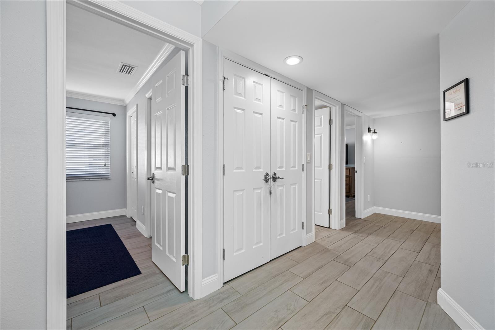 Hallway leading to Bedroom 2 and 3