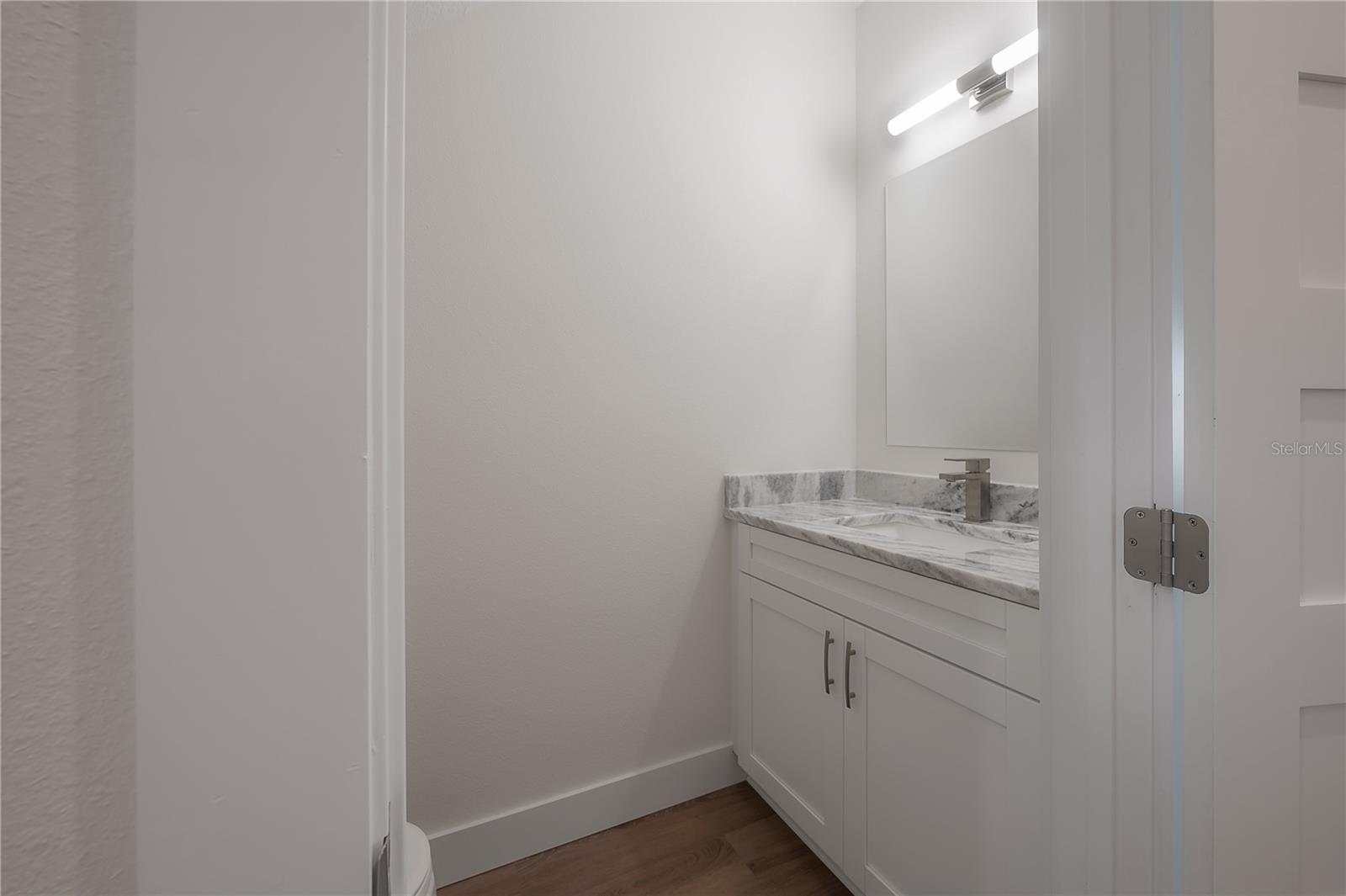 Downstairs half bath