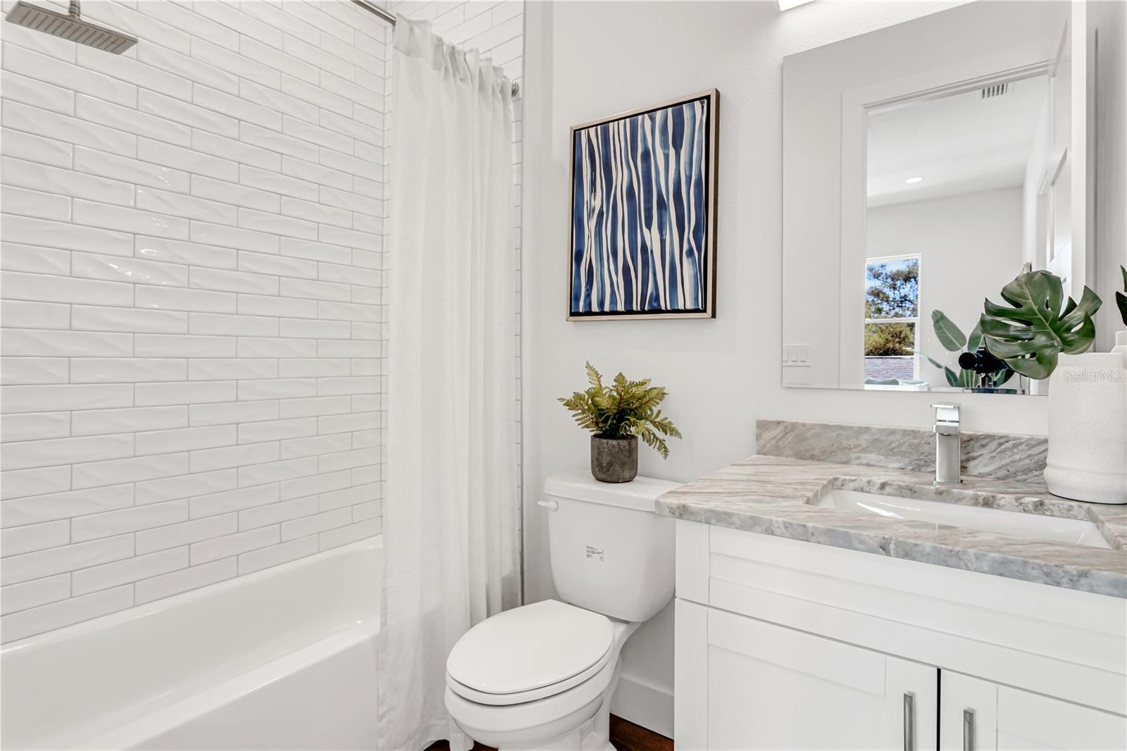 Photo from decorated model home, Unit 1 Bath 2