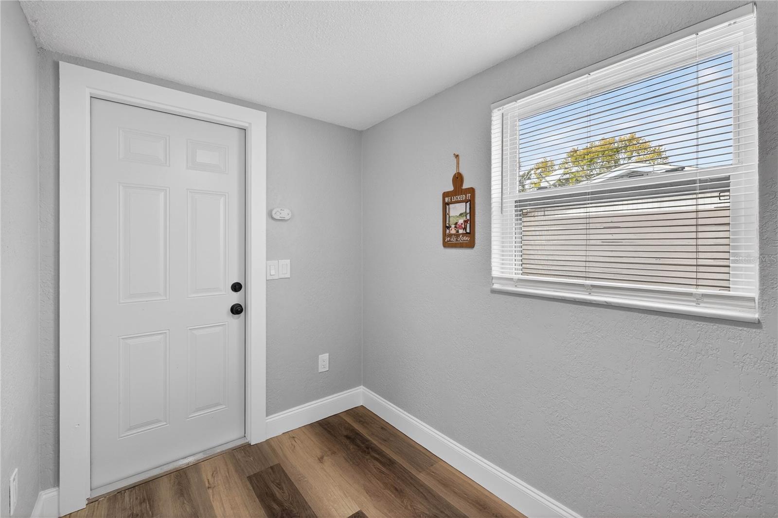 ENTRANCE INTO GARAGE