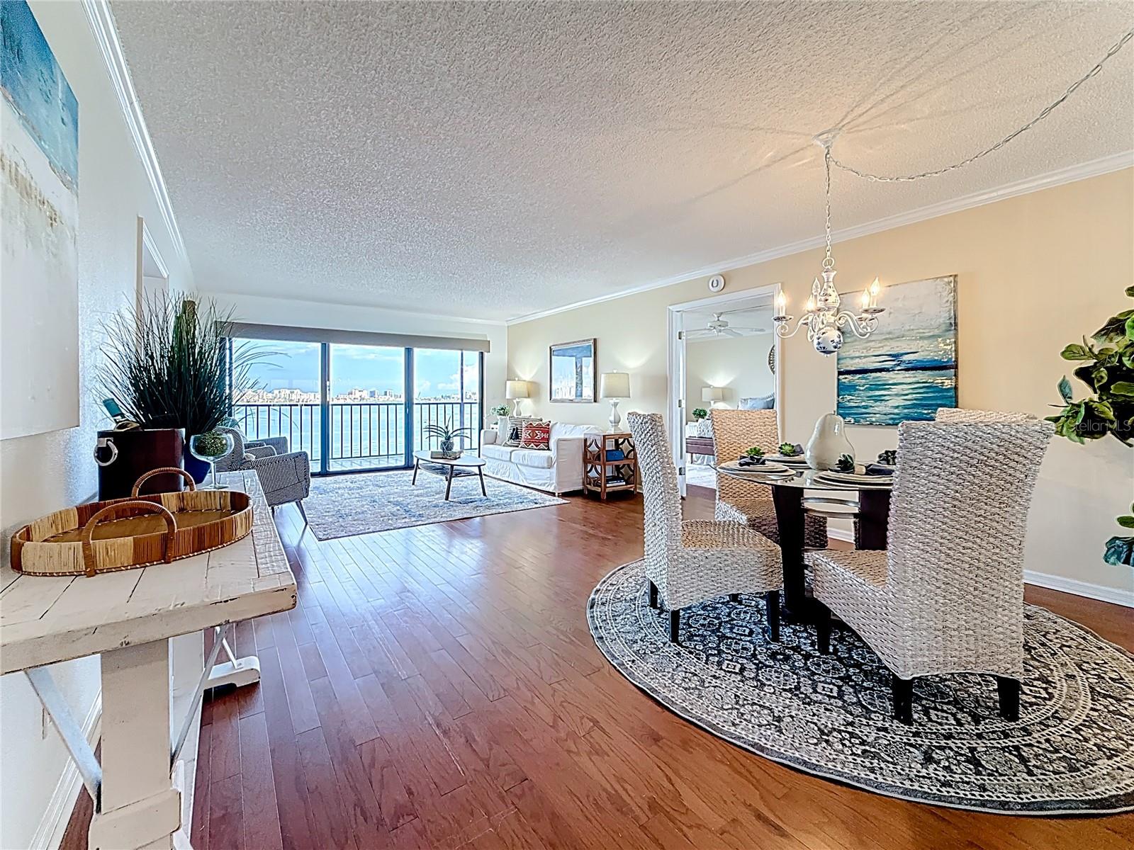 Dining / Living room opens to Fabulous view