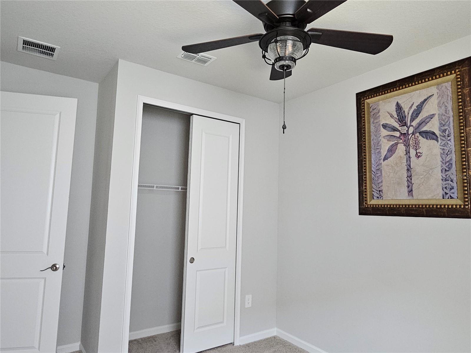 Primary BR Tray Ceiling w/new fan