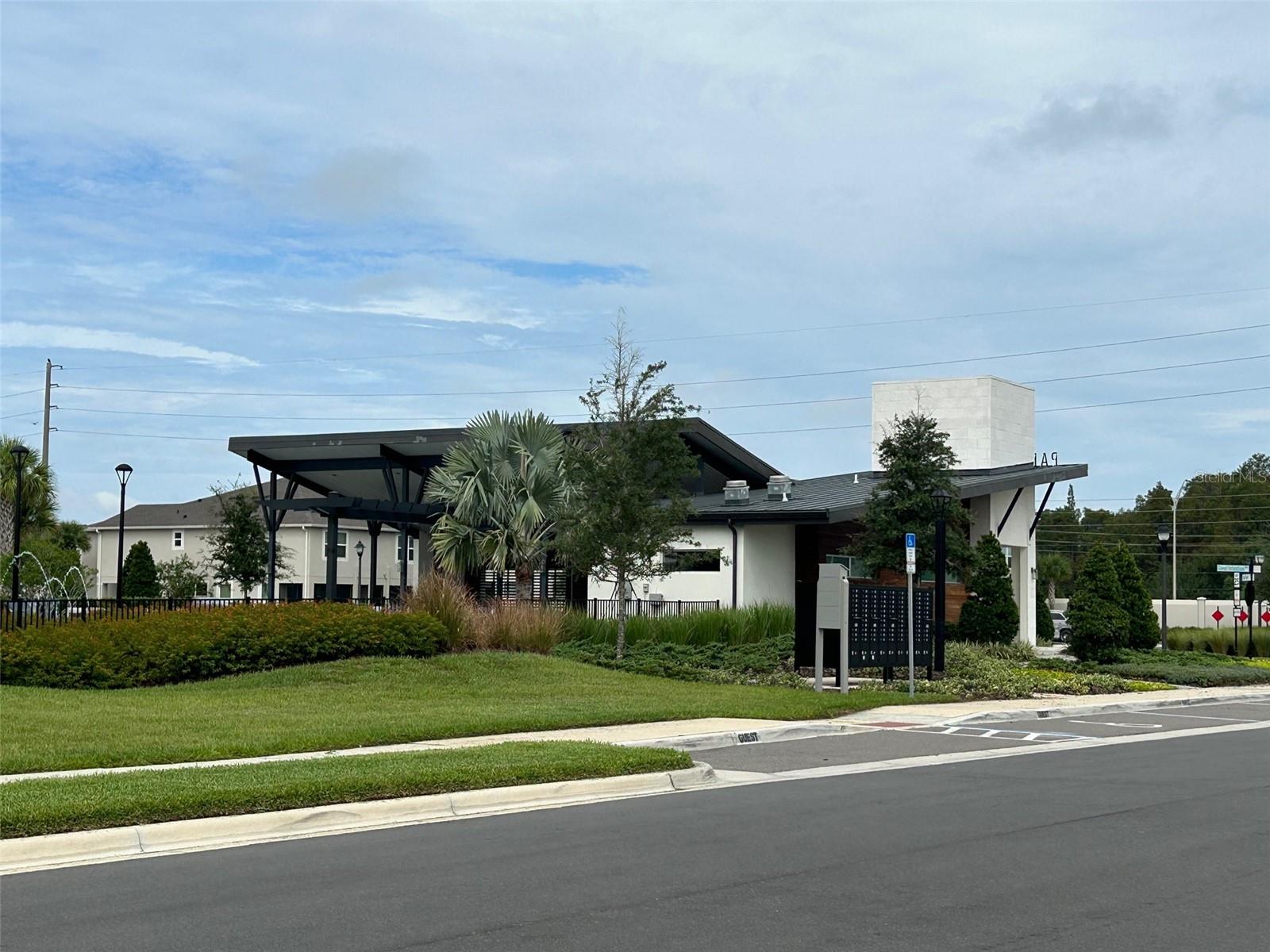 Club House across the street