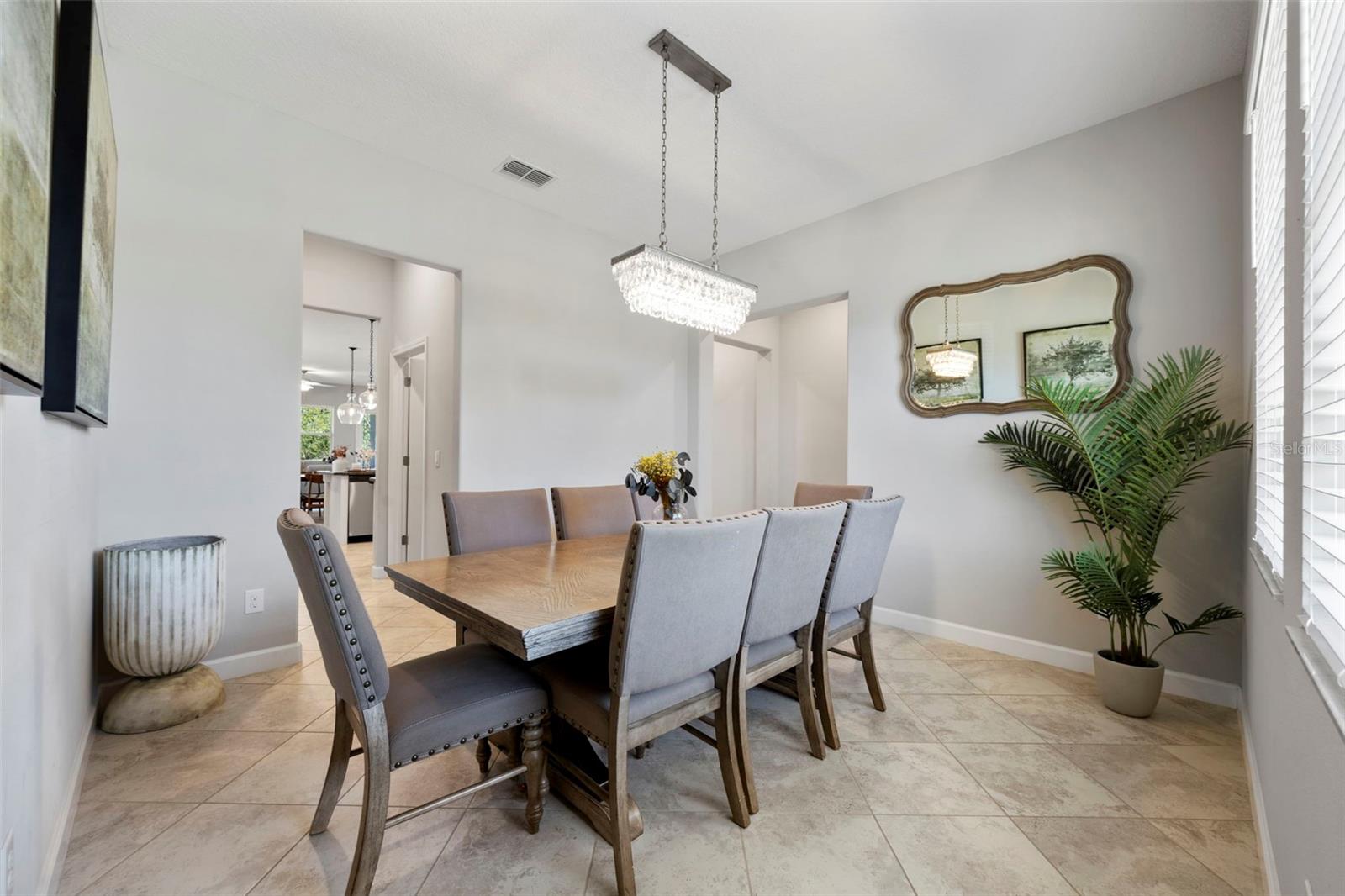 Dining room - this space could also be utilized as an office