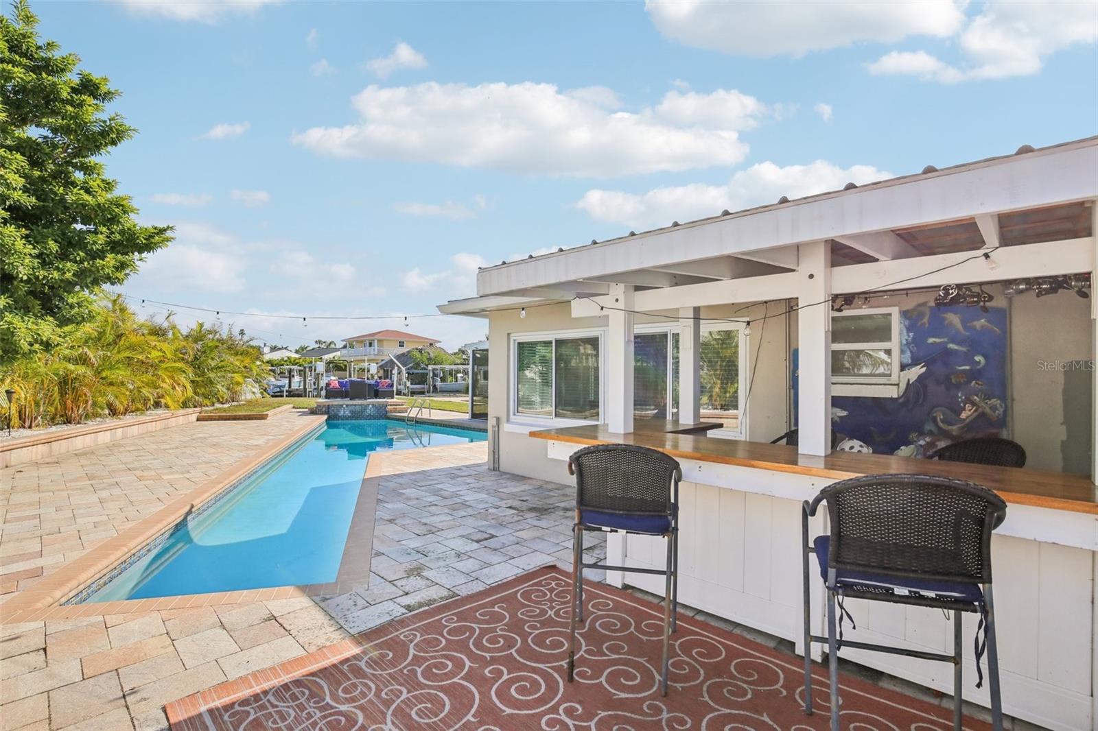 Outdoor Bar off Pool Area