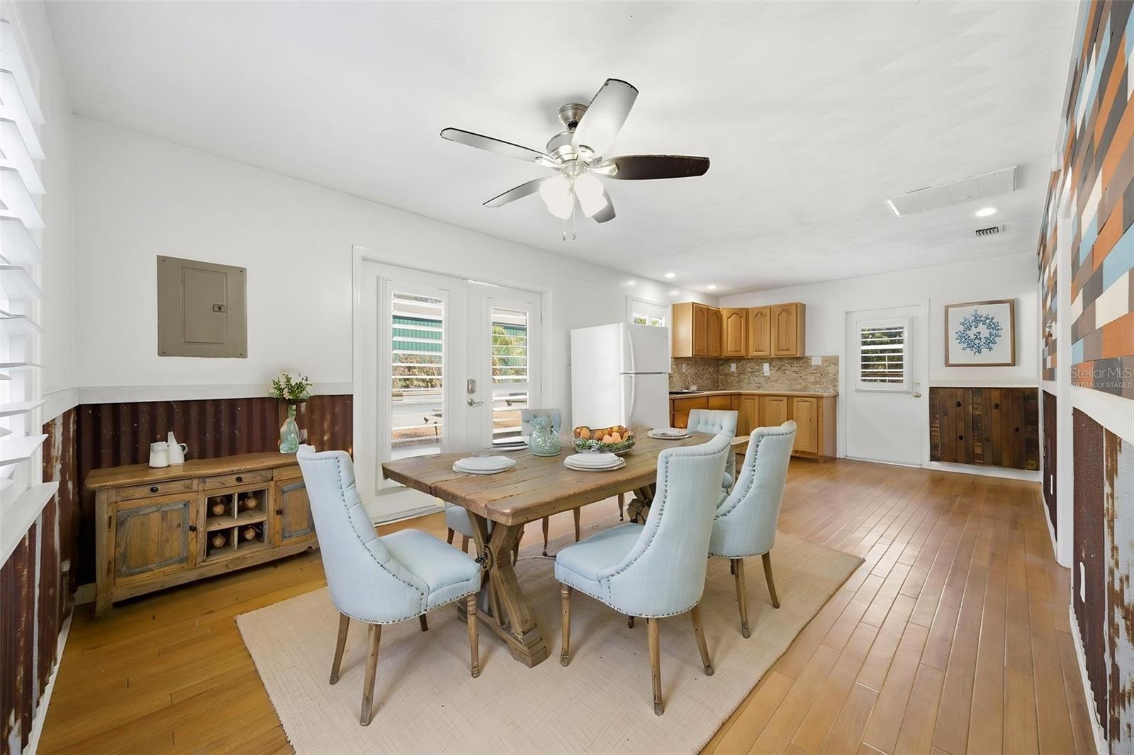 Virtually Staged dining in  In-Law Suite