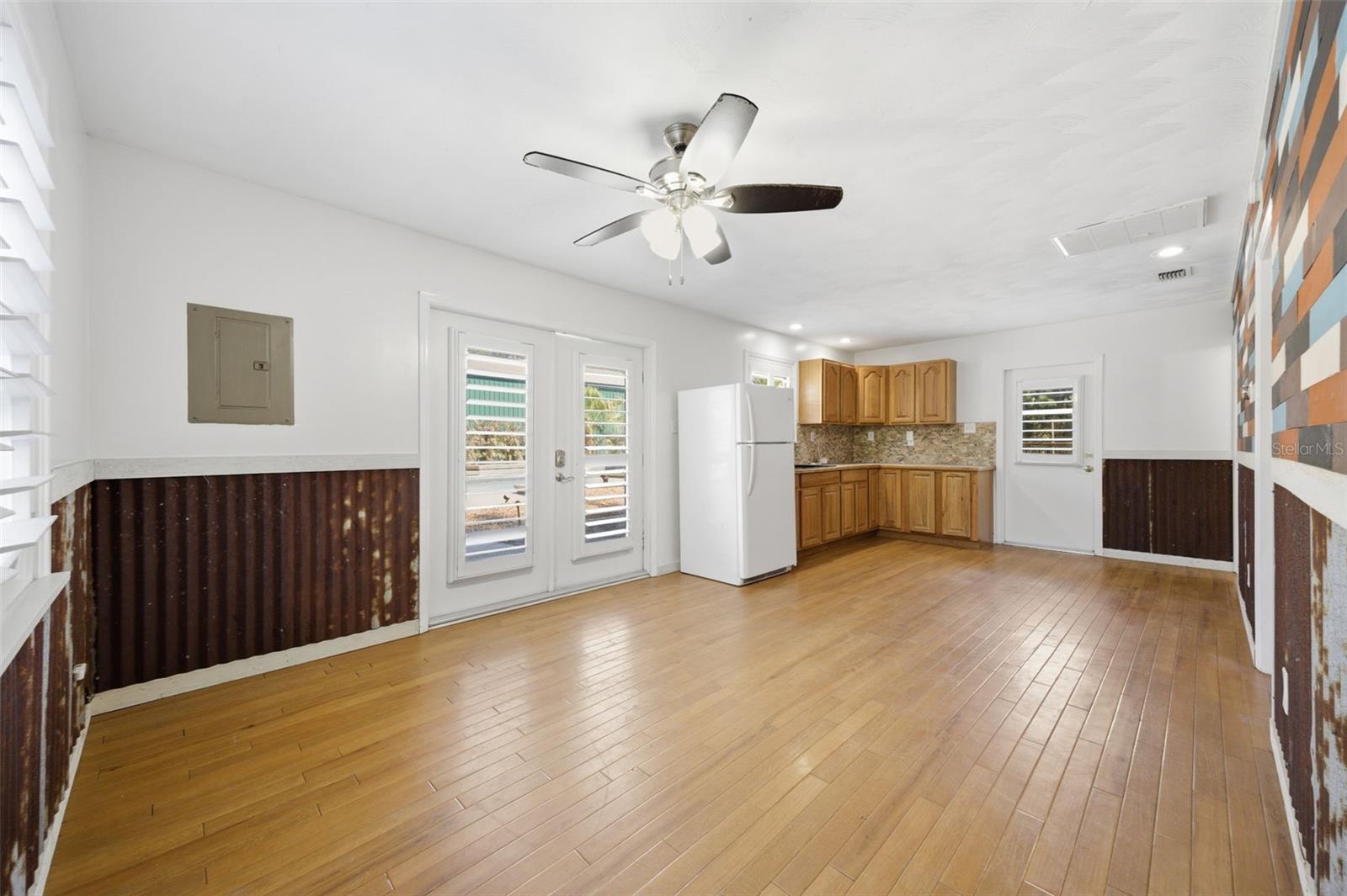 view of Living/Kitchen of In-Law suite